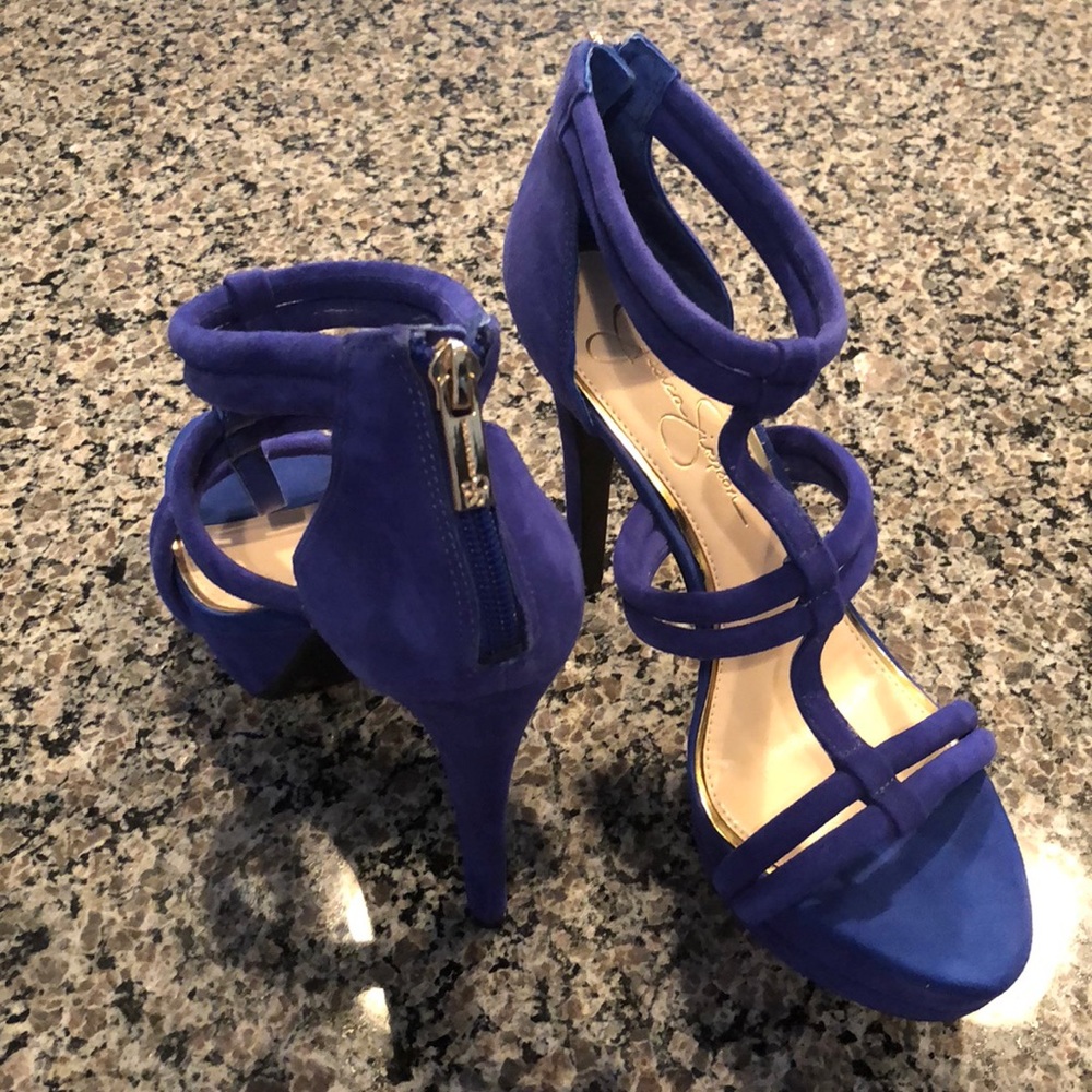 Electric Blue Heels